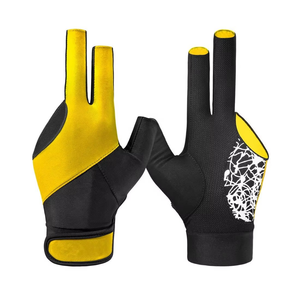 Guantes de Snooker Deportivos de Verano Unisex Ligeros con Cierre de Gancho y Bucle Ajustable Antideslizante de Spandex Geo Brothers OEM - Product Image 5