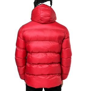 Chaqueta burbuja personalizable de alta calidad de lona ligera de primera calidad con cuello con capucha de aislamiento cobertura completa para clima frío - Product Image 3