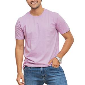 T-shirt basique pour homme en gros, logo personnalisé, coton uni, tee-shirt d'été, fabricant OEM, marque privée, approvisionnement en vrac - Product Image 4