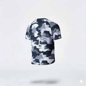 Camiseta Extra Grande para Hombre, 100% Poliéster, Impresa por Sublimación, 240 Gramos, Estilo Casual al por Mayor, con Diseño de Logotipo en Blanco - Product Image 2