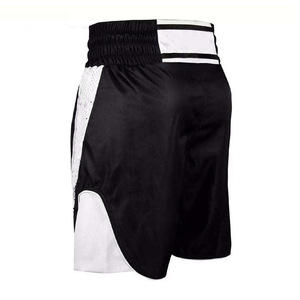 Pantalones Cortos de Boxeo para Hombre, Color Negro y Blanco, Corte Holgado, Transpirables, Ligeros, de Secado Rápido, para Artes Marciales, Deporte para Adultos - Product Image 6