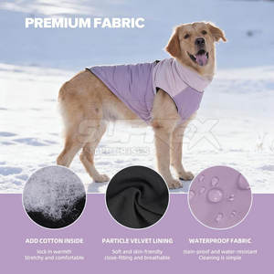 Abrigo de Invierno para Perro de Alta Calidad, Moderno, de Poliéster y Algodón, Ecológico, Suave, para Clima Frío, Ropa para Mascotas para Caminar al Aire Libre - Product Image 3
