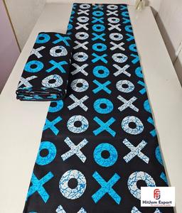 Tela de algodón Ankara con estampado africano de primera calidad para confección de vestidos y manualidades en Ghana - Product Image 5