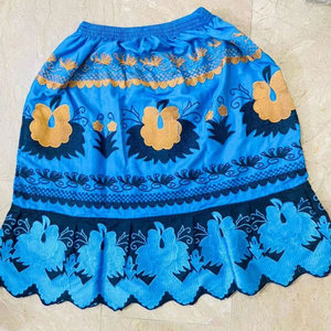 Factory Manufacture 100% Cotton Made Women Embroidery <b>Skirts</b> Summer Wear Lightweight Embroidery <b>Skirt</b> - Product Image 1