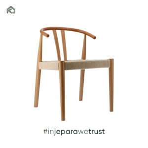 Silla de Comedor de Diseño Moderno y Minimalista con Estructura de Madera, Asiento de Cuerda Trenzada, Ecológica y Duradera para Apartamentos - Product Image 2