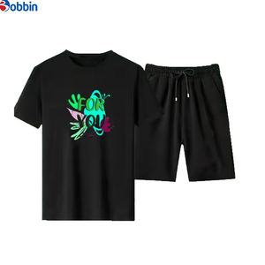 Nueva Colección de Verano, Traje Deportivo Personalizado para Hombre, Talla Grande, Impresión Digital, Conjunto Cómodo de Verano, Conjunto de Pantalones Cortos para Hombre - Product Image 5