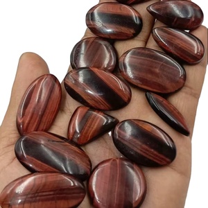 พลอยตาเสือสีแดงทรงคุชชั่นธรรมชาติสำหรับทำเครื่องประดับ |   ผู้จัดจำหน่ายขายส่งจำนวนมากสำหรับแหวนและจี้ - Product Image 1