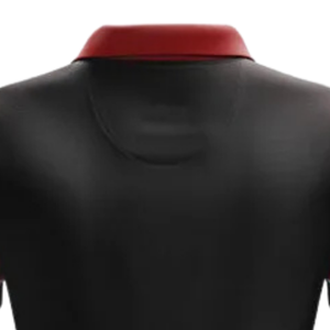 Maillot de cricket pour homme noir et rouge à sublimation, polo à manches courtes, chemise de sport, tenue de match athlétique, uniforme d'équipe, vêtements de performance - Product Image 3
