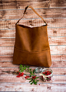 Waterproof Customizable Leather Zipper Closure Leather <b>Bag</b> Hobo Oem Service Wholesale Fashion Large Capacity Leather <b>Bag</b> Hobo - Product Image 3