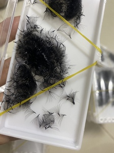 Extensions de cils Vietking Lashes préfabriquées en éventail, cheveux synthétiques, 1000 éventails, 0.05 0.07 0.03, éventails lâches 5D-20D, longueur 11mm - Product Image 2