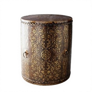 Vente en gros de tabouret en aluminium de forme ronde tabourets et poufs de meubles de salon disponibles à un prix abordable - Product Image 1