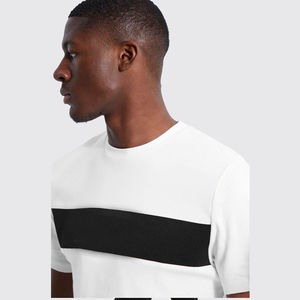 Vintage Tees Oversized Mens T <b>Shirts</b> <b>Patchwork</b> Acid Wash Half Sleeve Streetwear Hip Hop T <b>Shirts</b> Unisex Block Color Tee - Product Image 2