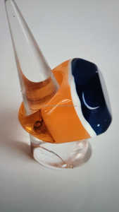 Anillo de resina de moda colorido hermoso pulido hecho a mano de la mejor calidad personalizado al por mayor para mujer hecho a mano en la India - Product Image 3