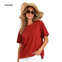 Goedkope 100% katoenen T-shirt Casual korte mouw Unisex T-shirts Custom OEM logo design T-shirts Heat Transfer DTF print