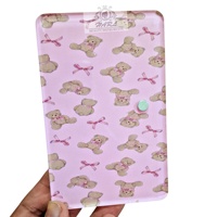 Pince magnétique personnalisée en acrylique HARL, design ours mignon, durable et tendance, pour extensions de cils, outil de beauté, vente en gros