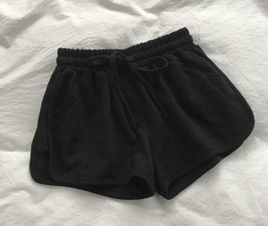 Short de sport gris respirant à taille haute pour femmes, coupe régulière, pour la course, noir, décontracté, pour la maison, nouvelle collection été 2021 - Product Image 4