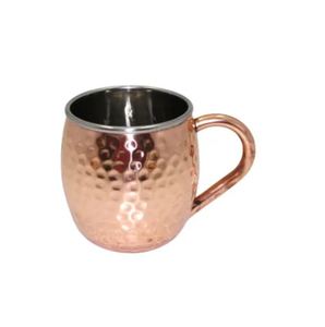New Style Eco-Friendly Brass Stainless Steel Plain Mug Copper Plating Polished Handmade Antique Design Includes <b>Straw</b> Handle - Product Image 1