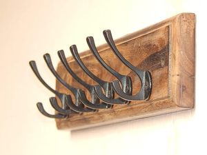Natural Wooden Wall Hanger Wholesale Price Handmade Wall <b>Hooks</b> for Entryway Bedroom <b>Bathroom</b> and Kitchen Use - Product Image 2