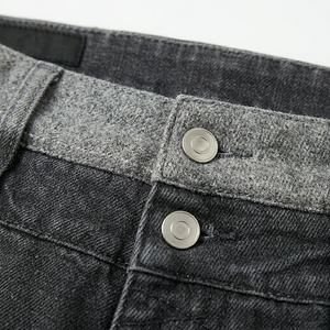Pantalones Vaqueros Holgados de Doble Cintura para Hombre, Estilo Baggy, Pierna Ancha, Lavado Negro, Streetwear, Hip Hop, Jeans Personalizados - Product Image 5