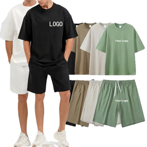 Conjunto Deportivo para Hombre de Alta Calidad y Bajo Precio 2026, Camisetas y Pantalones Cortos, Logotipo Personalizado, Traje Deportivo de Verano para Gimnasio - Product Image 3