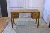 Table console en teck massif avec 4 tiroirs, finition rustique, pour salon, hôtel et appartement, modèle JW008