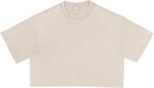 Camisetas Nuevas 2026 para Mujer, Cuello Redondo, Manga Corta, Color Sólido, Corte Holgado, Tejido de Punto, Casual, Primavera Verano - Product Image 2