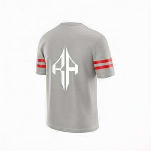 Camiseta de Fútbol Americano para Hombre de Alta Calidad, Cuello en V, Temporada de Verano, Talla Grande, Secado Rápido, Manga Corta, 100% Poliéster - Product Image 6