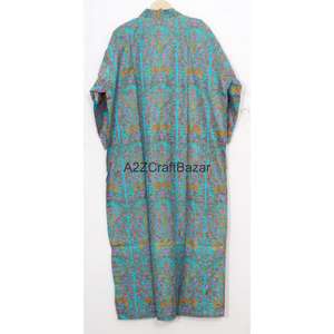 Kimono Hecho a Mano 100% Algodón con Estampado Floral, Ligero, para Verano, Spa, Baño, Estilo Casual, Largo hasta la Rodilla, para Dormir por la Noche o la Playa - Product Image 4