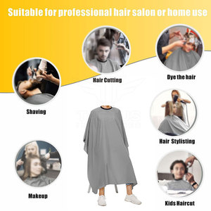 Cape de coiffure professionnelle pour salon, pour la coupe, le coiffage et l'entretien des cheveux, design confortable, réutilisable pour une utilisation quotidienne en salon - Product Image 3