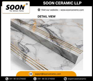 Modern Luxury 600x600mm Glossy Marble Glazed Porcelain Interior Tiles Firebrick ACCENTS Antibacterial Non-Slip <b>Wall</b> Floor - Product Image 3