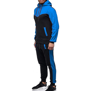Men Cotton Tracksuit Outfit Full Sleeve <b>Hoodie</b> Sweatpants Casual Gym Sportswear Daily Comfort Wear - Product Image 1
