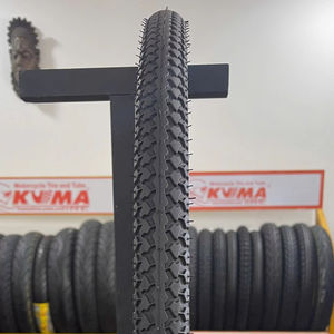 Neumático de Bicicleta KUMA Negro Plegable con Patrón de Bloques de Caucho Natural Duradero KB202B HOT 2026 para Bicicletas de Montaña - Product Image 1