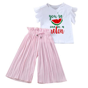 Conjunto Casual de 2 Piezas para Bebés y Niñas Pequeñas (Vestido de Manga Corta y Pantalones Cortos Tipo Ciclista) 90% Algodón 10% Poliéster Ropa de Casa Suave para Otoño - Product Image 4