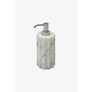 Dispensador de Jabón de Mármol Natural Moderno con Bomba de Acero Inoxidable, Botella Manual Premium para Jabón Líquido para Hotel y Baño del Hogar - Product Image 2