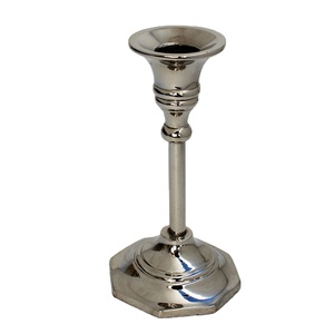 Candelabro de plata de diseño antiguo, decoración del hogar, portavelas de Pilar, pedestal de vela de moda a un precio razonable - Product Image 6