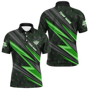 เสื้อเชิ้ตบิลเลียดแขนสั้นคอจีนผ้าถักผสมโพลีเอสเตอร์/คอตตอนทรงสปอร์ตแคชชวลสำหรับผู้ชาย แห้งเร็ว - Product Image 2