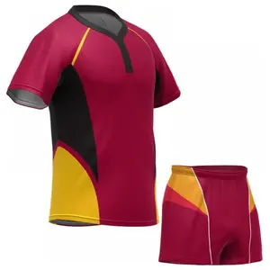 Uniforme de Rugby Personalizado de Primera Calidad, Transpirable, para Hombre, Talla Grande, 100% Poliéster - Product Image 4