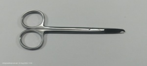Ciseaux chirurgicaux MEDIHEAL SURGICAL CORPORATION de qualité chirurgicale, à pointe arrondie et fine, droits, en acier inoxydable - Product Image 4