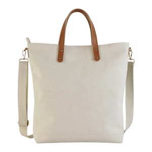 Sac fourre-tout personnalisé pour femme avec logo, idéal pour les courses, la plage, le shopping, le travail, en toile jaune tendance avec longue anse et fermeture éclair - Product Image 2