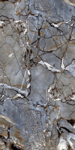 Carreaux muraux contemporains en porcelaine mate avec texture imitation pierre noir-vert pour revêtement de sol de chambre. - Product Image 4