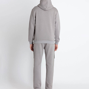 Conjunto Deportivo Personalizado de Invierno para Hombre y Unisex, Sudadera con Capucha y Pantalones de Chándal de Algodón Orgánico Transpirable, Estilo Casual - Product Image 4