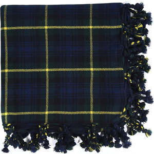Chal Escocés de Alta Calidad con Diseño de Tartán Gordon, Corte Perfecto, de Lana, Unisex - Product Image 1
