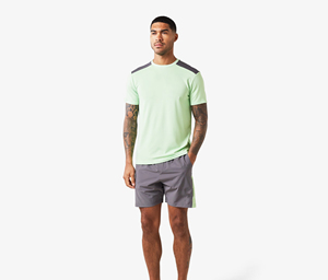 Conjunto de Camiseta y Pantalones Cortos de Verano para Hombre, Estilo Vintage, Personalizado al por Mayor, Ecológico, Poliéster/Algodón - Product Image 2