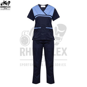 Custom Logo <b>Doctor</b> Nursing Scrub Women Jogger Hospital Uniform Medical Stretch Scrub <b>Set</b> Women Spandex Medical Scrub Uniform <b>Set</b> - Product Image 5