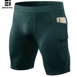 Service OEM Nouvelle Arrivée Short de Compression Homme Séchage Rapide Coupe-Vent pour Sport et Fitness Conception Élastique Spandex/Polyester Haute Performance - Product Image 1