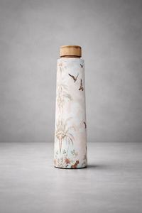 Modern <b>Printed</b> Copper Water Bottle Premium Food Grade Reusable Metal Bottle for Home Kitchen <b>Office</b> Corporate Gifts - Product Image 4