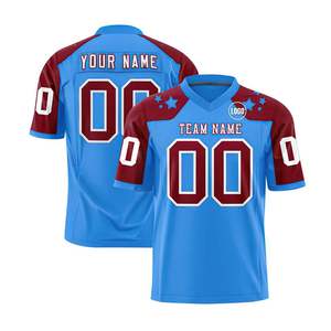 Camiseta de Fútbol Personalizada con Logotipo y Nombre, Color Rojo y Blanco, Uniforme de Fútbol de Verano con Diseño Impresionante - Product Image 5