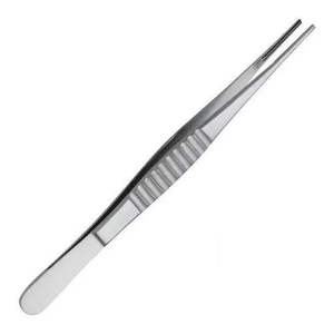 Tijeras Quirúrgicas Manuales de Alta Calidad, Pinzas de Pulgar, Pinzas Dentadas Rectas para Disecar Tejidos - Product Image 5