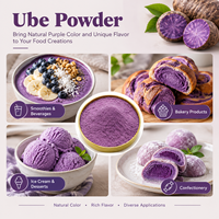 OEM Poudre d’Ube Pure Naturelle, Lyophilisée / Séchée par Pulvérisation en Vrac, pour Boissons, Desserts et Boulangerie