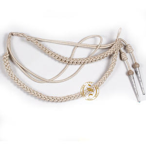 Aiguillette de cérémonie en fil doré, cordon d'épaule, garniture en tissu, personnalisable pour uniforme - Product Image 2